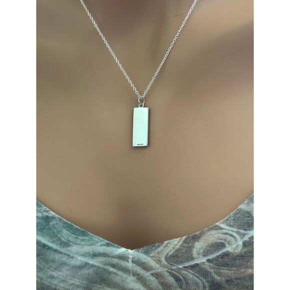 Sterling Silver Mushroom Moon Stars Necklace,  Mushroom Moon Stars Necklace - Picture 4 of 5